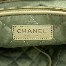 Load image into Gallery viewer, CHANEL CHANEL 22 KhakiAS3260 Shiny Calf Leather Size Small
