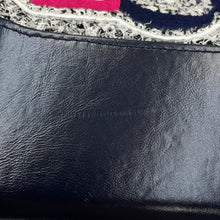 Load image into Gallery viewer, CHANEL Gabriel Do ChainShoulder Bag Navy/White/Red Leather Tweed Size Medium
