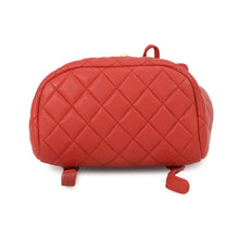 将图像加载到图库查看器中，CHANEL CHANEL Matelasse Backpack OrangeA69964 Lambskin
