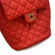 将图像加载到图库查看器中，CHANEL CHANEL Matelasse Backpack OrangeA69964 Lambskin
