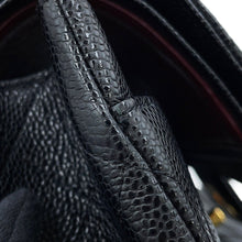 Load image into Gallery viewer, CHANEL Matelasse Double Flap ChainShoulder Bag BlackA58600 Caviar Leather Size 30
