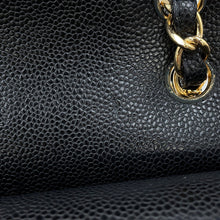 Load image into Gallery viewer, CHANEL Matelasse Double Flap ChainShoulder Bag BlackA58600 Caviar Leather Size 30
