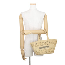 将图像加载到图库查看器中，Dior Panier Hat Basket Bag Natural/BrownM1328CCOZ_M125 Raffia
