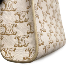 将图像加载到图库查看器中，CELINE Vertical hippopotamus Ivory/Tan194372 PVC Leather Size Mini
