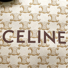 将图像加载到图库查看器中，CELINE Vertical hippopotamus Ivory/Tan194372 PVC Leather Size Mini
