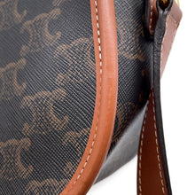 Load image into Gallery viewer, CELINE Falco Shoulder Bag Tan191502 PVC Leather Size Medium
