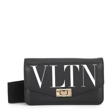 Load image into Gallery viewer, Valentino Garavani Logo Crossbody Bag BlackQW0B0C76DQM_NER Leather

