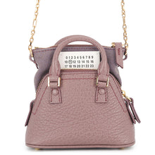将图像加载到图库查看器中，Maison Margiela Margiela 5AC 2-way Handbag PurpleSB3WG0025P4455T5071 Leather Canvas Size baby
