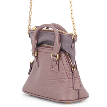 将图像加载到图库查看器中，Maison Margiela Margiela 5AC 2-way Handbag PurpleSB3WG0025P4455T5071 Leather Canvas Size baby
