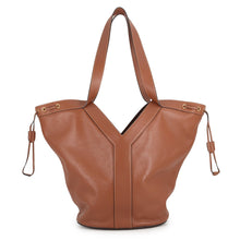 Load image into Gallery viewer, SAINT LAURENT PARIS Y Hobo Tote Bag Brown833160AAE146359 Calf Leather

