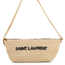 Load image into Gallery viewer, SAINT LAURENT PARIS Le Raffia Cross Body Bag Beige667490GAAA32099 Raffia

