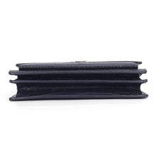 Load image into Gallery viewer, SAINT LAURENT PARIS Sunset ChainShoulder Bag Navy442906 Croco embossed leather Size Medium
