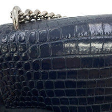 Load image into Gallery viewer, SAINT LAURENT PARIS Sunset ChainShoulder Bag Navy442906 Croco embossed leather Size Medium
