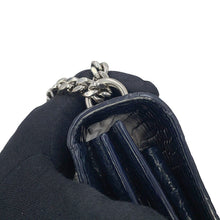 Load image into Gallery viewer, SAINT LAURENT PARIS Sunset ChainShoulder Bag Navy442906 Croco embossed leather Size Medium
