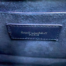Load image into Gallery viewer, SAINT LAURENT PARIS Sunset ChainShoulder Bag Navy442906 Croco embossed leather Size Medium
