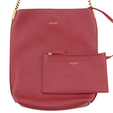 Load image into Gallery viewer, SAINT LAURENT PARIS Suzanne Hobo Chain Shoulder Bag Red63649811C0W6008 Leather
