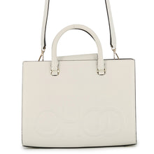 Load image into Gallery viewer, JIMMY CHOO CHOO BOOK 2WAYBag White Leather
