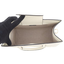 Load image into Gallery viewer, JIMMY CHOO CHOO BOOK 2WAYBag White Leather
