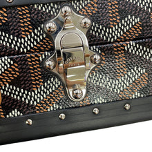 Load image into Gallery viewer, GOYARD Saigon Mini Trunk Bag BlackSAIMA3MINTY01CL01P PVC Leather Wood
