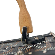 Load image into Gallery viewer, GOYARD Saigon Mini Trunk Bag BlackSAIMA3MINTY01CL01P PVC Leather Wood
