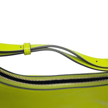 将图像加载到图库查看器中，FENDI Graphy Hobo Bag LimeGreen8BR798 Leather Size Small
