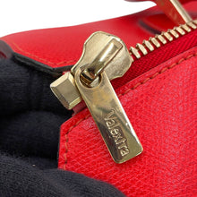 Load image into Gallery viewer, Valextra Valextra Babila Boston Handbag RedWBBB0031028LOC99 Leather Size Small
