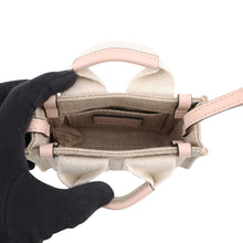 将图像加载到图库查看器中，Chloe Woody Nano Shoulder Bag Beige/PinkCHC22AP235I266J5 Canvas Leather Size Nano
