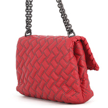Load image into Gallery viewer, Bottega Veneta Olympia Studded Chain Shoulder Bag Red386498VBJU0 Leather
