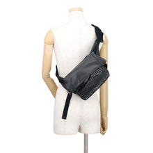 Load image into Gallery viewer, Bottega Veneta Crossbody Bag with Perforations Black Leather
