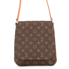 将图像加载到图库查看器中，LOUIS VUITTON Musette Salsa Short Shoulder BrownM51258 Monogram

