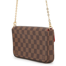 Load image into Gallery viewer, LOUIS VUITTON Felicie Pochette RedN40492 Damier Ebene Canvas
