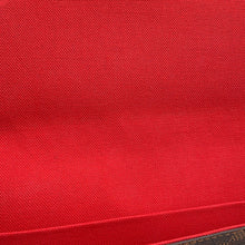 将图像加载到图库查看器中，LOUIS VUITTON Felicie Pochette RedN40492 Damier Ebene Canvas
