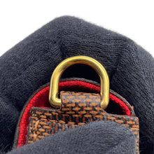 将图像加载到图库查看器中，LOUIS VUITTON Felicie Pochette RedN40492 Damier Ebene Canvas
