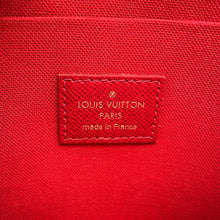 将图像加载到图库查看器中，LOUIS VUITTON Felicie Pochette RedN40492 Damier Ebene Canvas
