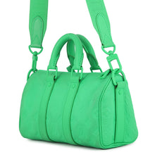 将图像加载到图库查看器中，LOUIS VUITTON Keepall Bandouliere GreenM20929 Monogram・Taurillon Size 25
