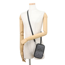 Load image into Gallery viewer, LOUIS VUITTON Eclipse Reverse Double Phone Pouch NoirM69534 Monogram Eclipse Reverse
