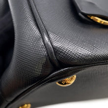 Load image into Gallery viewer, PRADA Galleria Saffiano Leather Handbag Black1BA863 Leather
