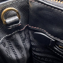 Load image into Gallery viewer, PRADA Galleria Saffiano Leather Handbag Black1BA863 Leather

