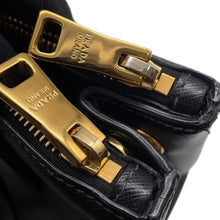 Load image into Gallery viewer, PRADA Galleria Saffiano Leather Handbag Black1BA863 Leather
