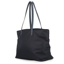 Load image into Gallery viewer, PRADA Triangle Logo Tote Bag Navy1BG052 Nylon Leather

