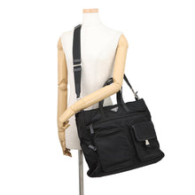 Load image into Gallery viewer, PRADA 2WAYBag BlackVA0610 Tessuto Nylon Leather
