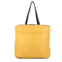 Load image into Gallery viewer, PRADA Tote Bag Black/Yellow1BG019 Leather
