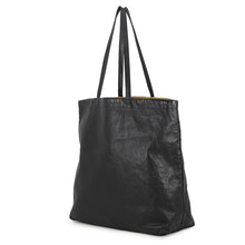 Load image into Gallery viewer, PRADA Tote Bag Black/Yellow1BG019 Leather
