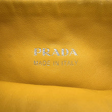 Load image into Gallery viewer, PRADA Tote Bag Black/Yellow1BG019 Leather
