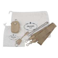 Load image into Gallery viewer, PRADA 2WAY Shoulder Bag Beige1BH204 Nylon Leather
