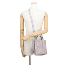 Load image into Gallery viewer, GUCCI Jumbo GG 2WAY Bag Beige/Purple671623 Jumbo GG Canvas Leather
