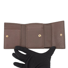 Load image into Gallery viewer, GUCCI Compact Wallet GG Supreme Ophidia Beige/Brown523174 GG Supreme/Leather

