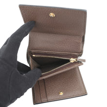 Load image into Gallery viewer, GUCCI Compact Wallet GG Supreme Ophidia Beige/Brown523174 GG Supreme/Leather
