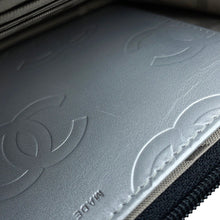 Load image into Gallery viewer, CHANEL Cambon line Chain wallet Black/SilverA46646 Leather
