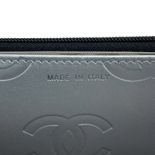 Load image into Gallery viewer, CHANEL Cambon line Chain wallet Black/SilverA46646 Leather
